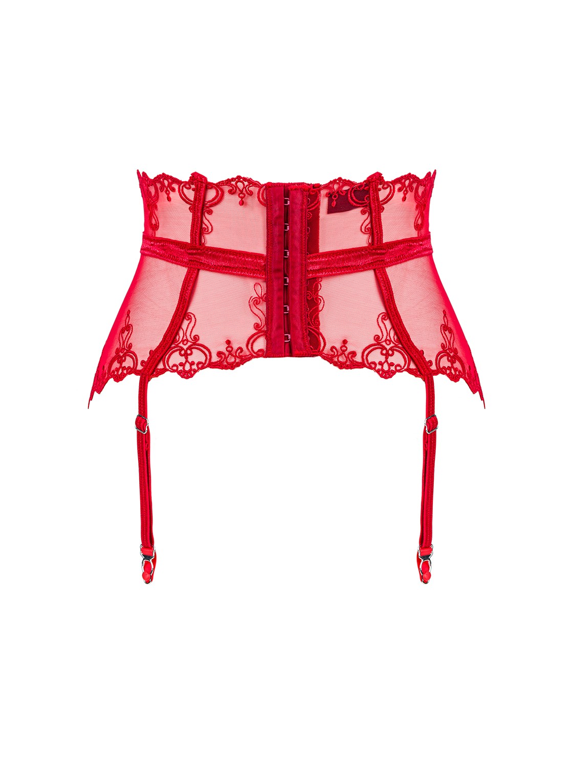 Lonesia porte jarretelles rouge-9