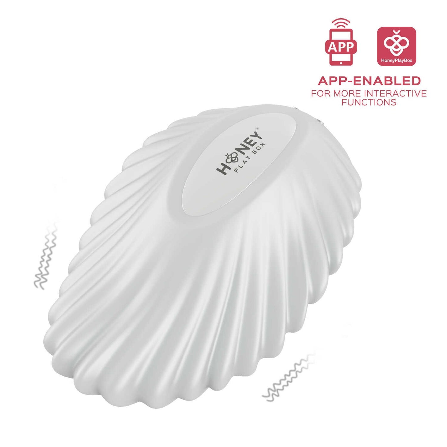 Pearl Blanc - Vibromasseur magnétique contrôlé par application-5