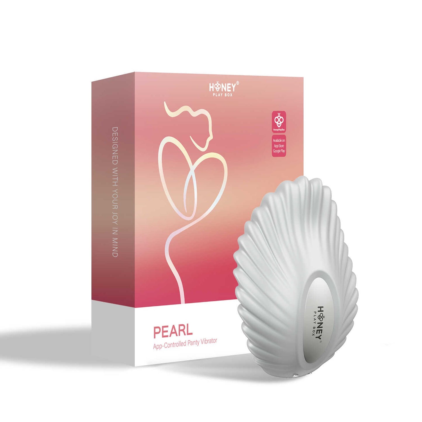 Pearl Blanc - Vibromasseur magnétique contrôlé par application-0