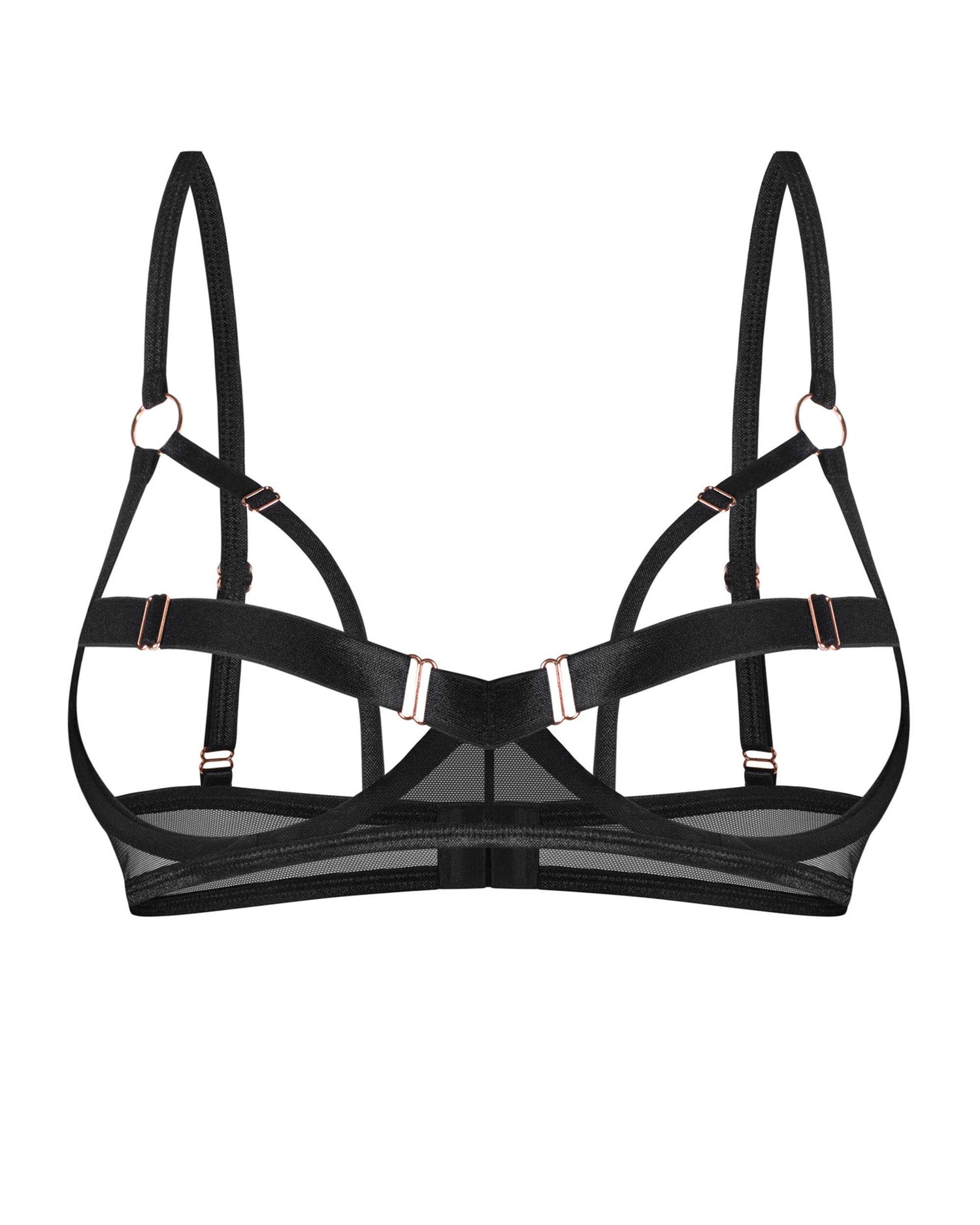 Euridia soutien-gorge ouvert - Noir-0